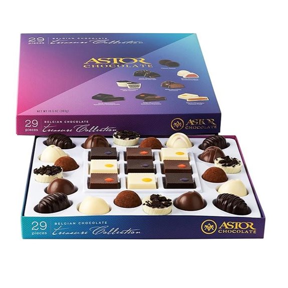 Gourmet Chocolate Truffles Gift Box with 8 Flavors