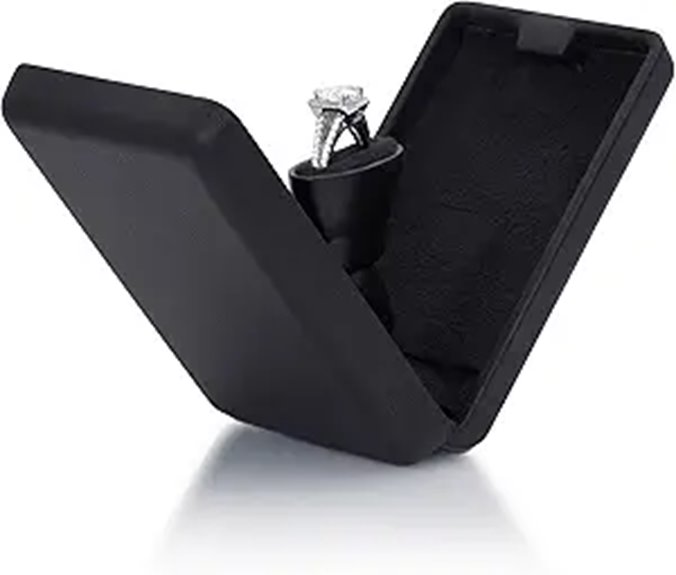 Noble Pack Flat Slim Engagement Ring Box