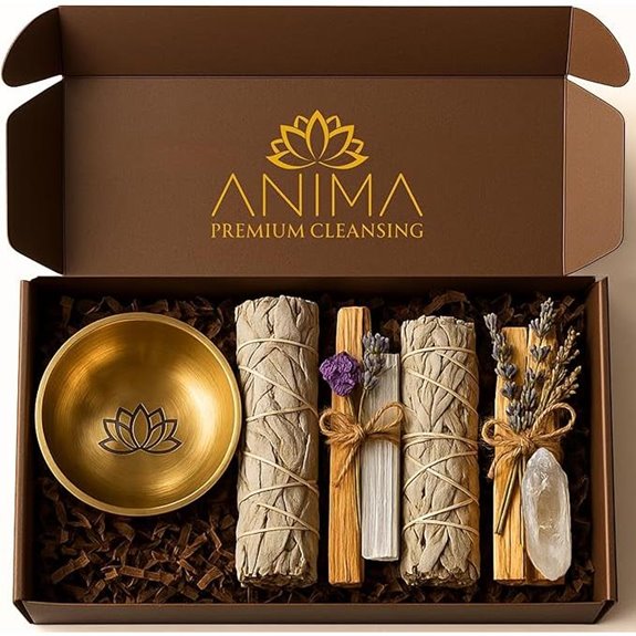 Anima Energy Cleansing Set with Crystals and Sage