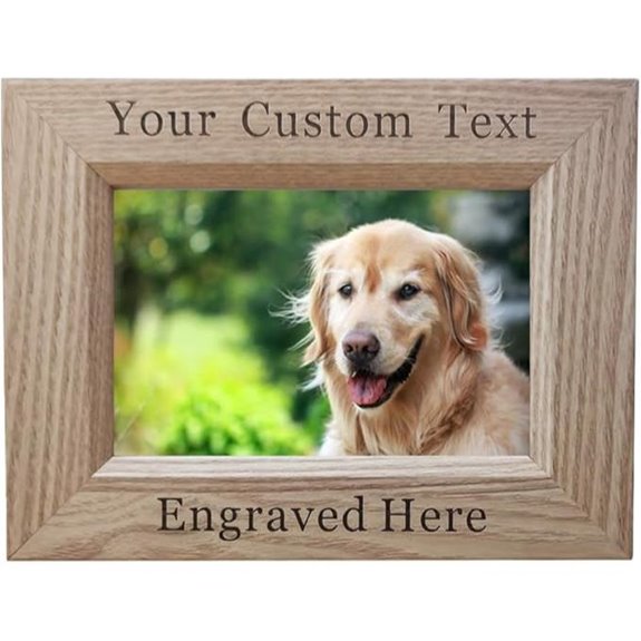 Personalized Custom Engraved Wood Photo Frame