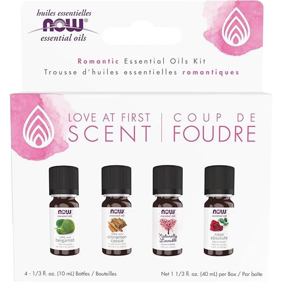 NOW Essential Oils Aromatherapy Kit with 4 Blends