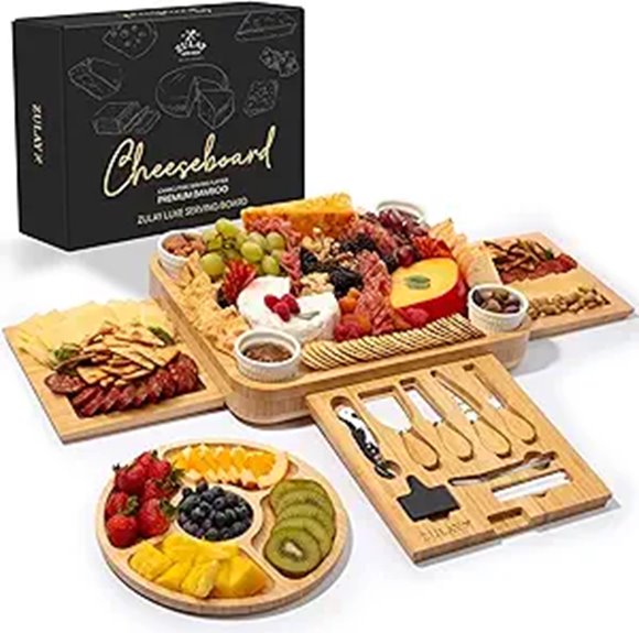 Zulay Extra Large Charcuterie Board with Accessories