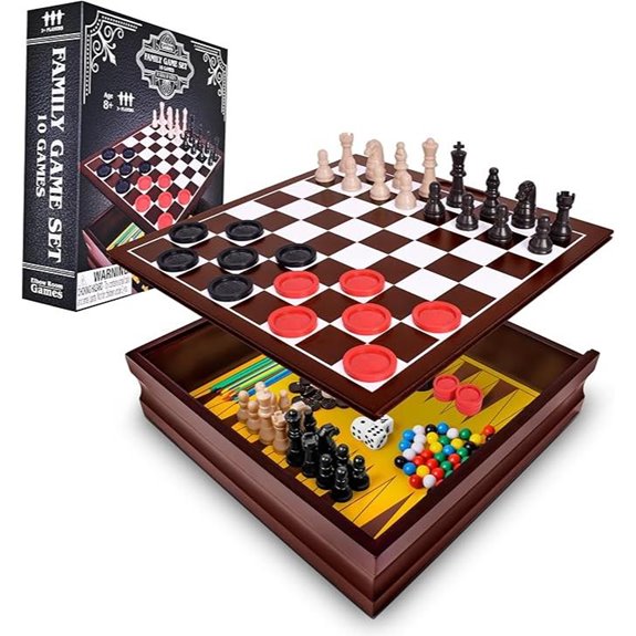 Elbow Room Games Family Set with 10 Classic Games