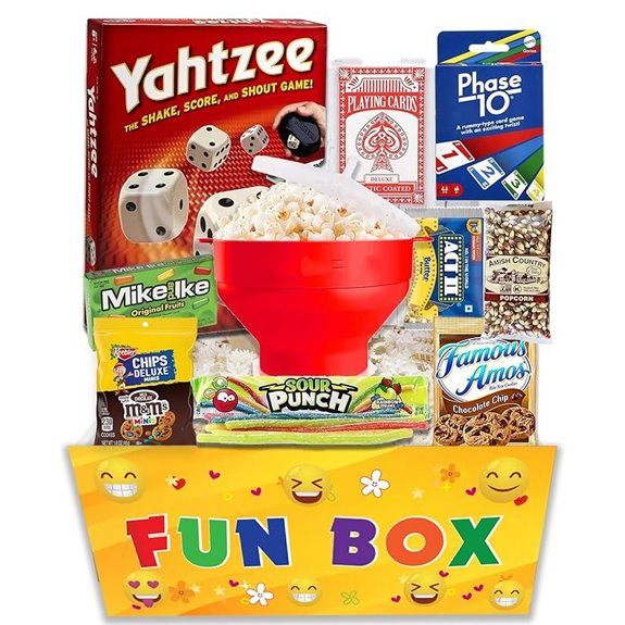 Family Game Night Gift Basket Set