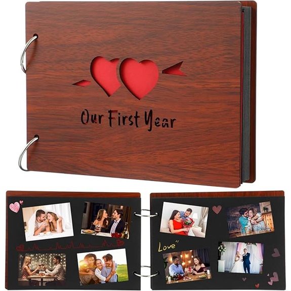 Cinnvoice Couples Memory Scrapbook Album (Our First Year)