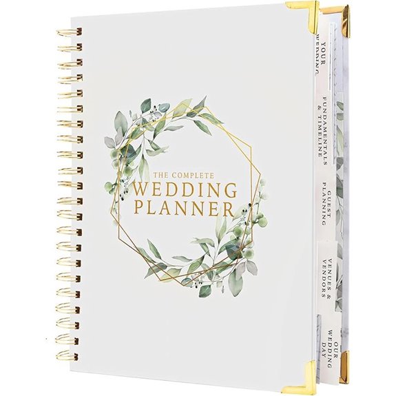 Wedding Planner Book and Organizer (Floral Design)
