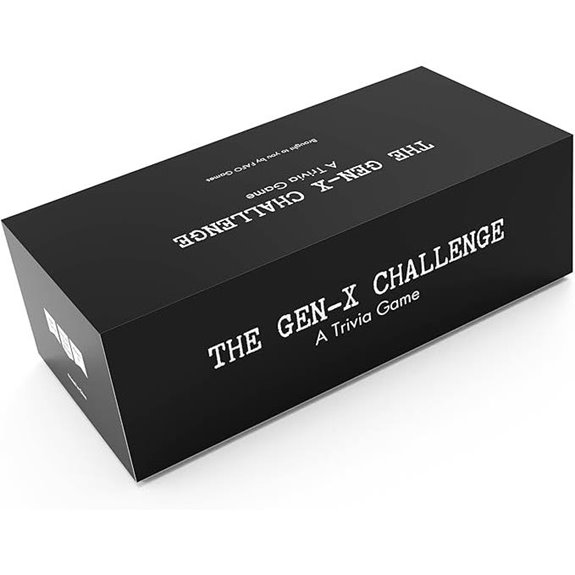 Gen-X Challenge Trivia Card Game with 600 Cards