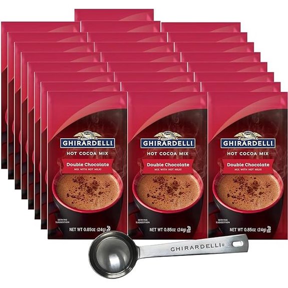 Ghirardelli Double Chocolate Hot Cocoa Mix (25 Pack)