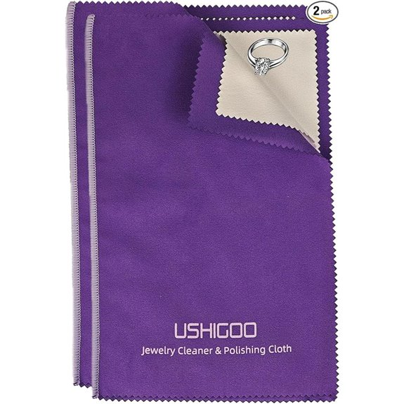 Jewelry Polishing Cloth for Gold Silver Platinum (2 Pcs)