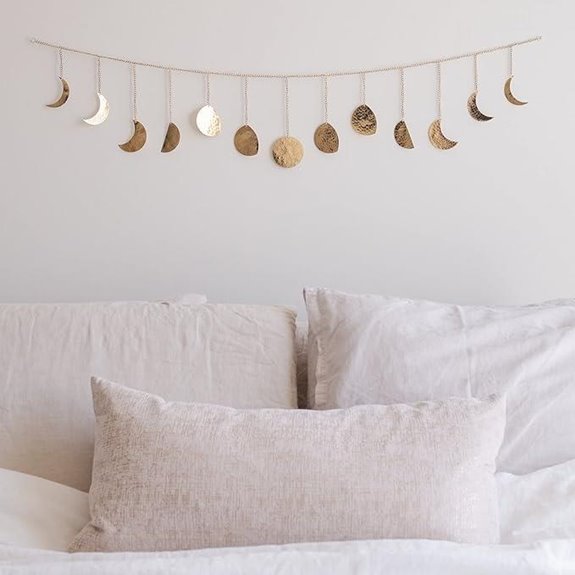 Moon Phase Wall Decor Gold Celestial Wall Art