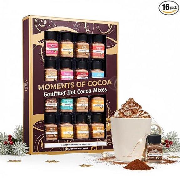 Hot Chocolate Mix Gift Set with Gourmet Flavors