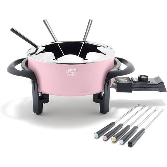 GreenLife 14-Cup Electric Fondue Maker Set