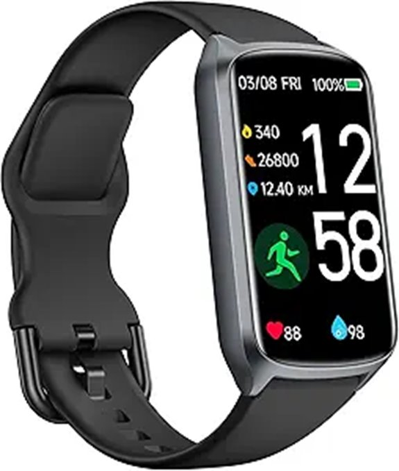 Health Fitness Tracker with Heart Rate & Sleep Monitoring