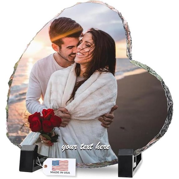 LouisMIAA Custom Heart-Shaped Photo Frame Gift