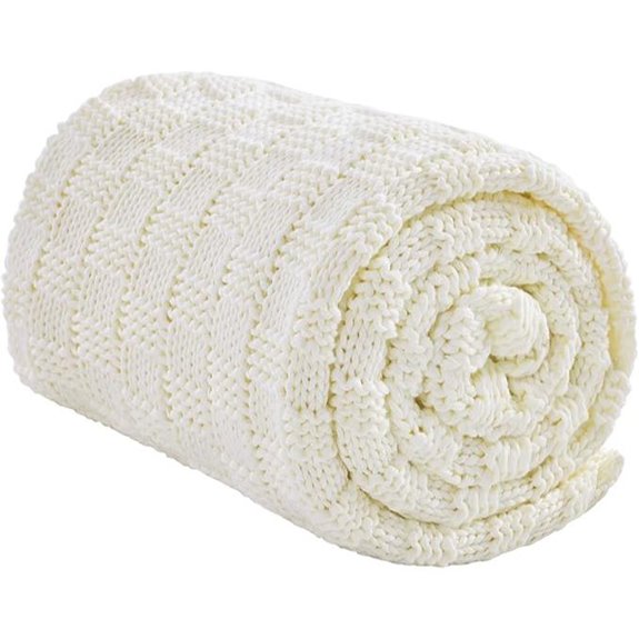 Knitted Heavy Weighted Blanket for Adults 12lbs