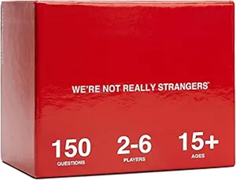 WE'RE NOT REALLY STRANGERS Card Game