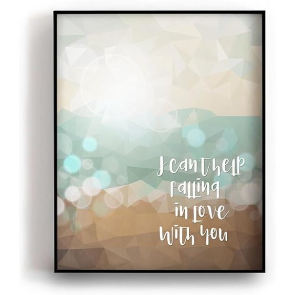 Can't Help Falling In Love Wall Art Print