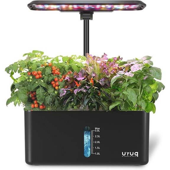 Hydroponic Indoor Herb Garden with Grow Light