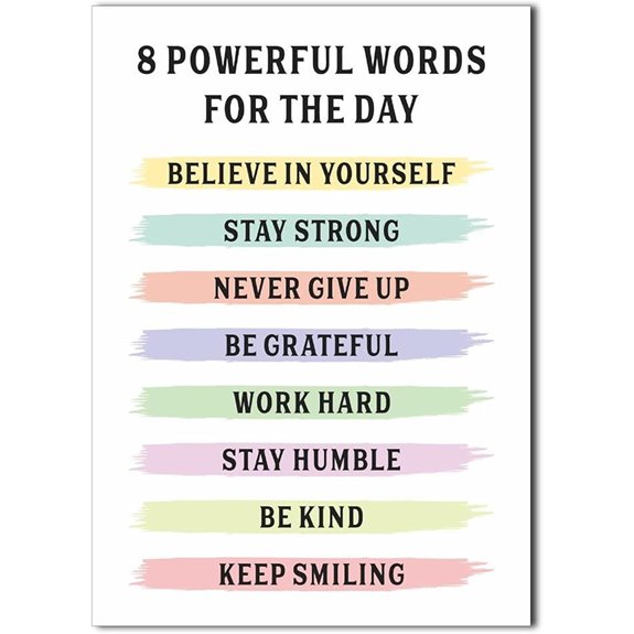 Sophauteem Inspirational Quotes Wall Art for Home Decor