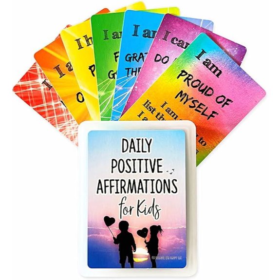 Positive Affirmation Cards for Kids (54-Pack)