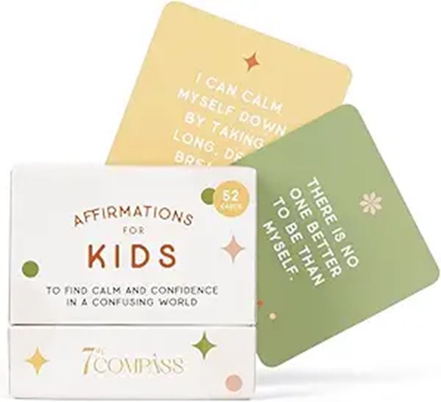Positive Affirmation Cards for Kids Classroom Motivation