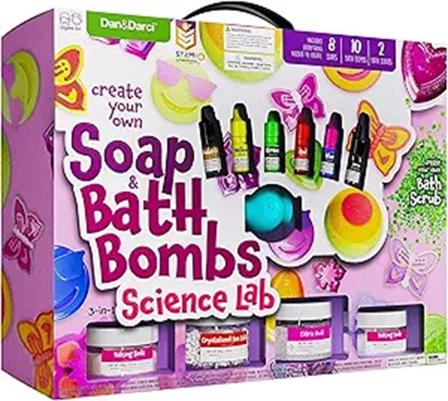 Dan&Darci Kids Soap & Bath Bomb Making Kit