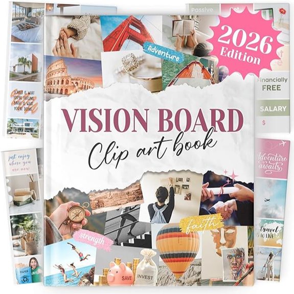 BrightenKidz Vision Board Book & Supplies Kit