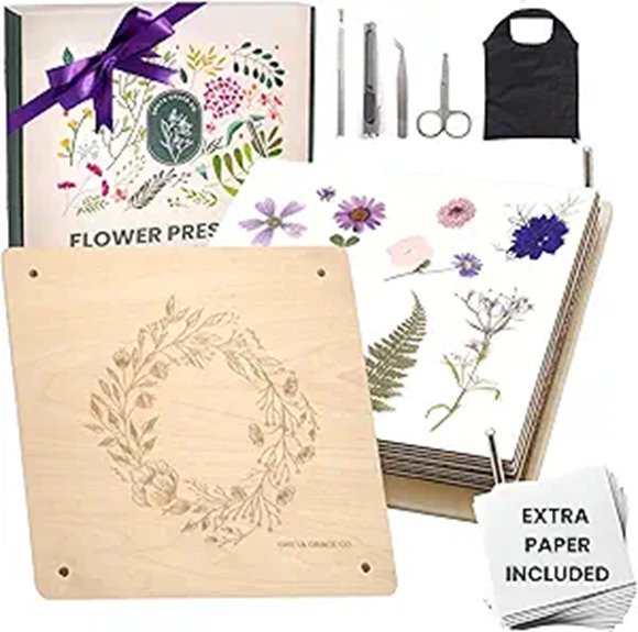 Large Flower Press Kit with 10 Layers and Tools