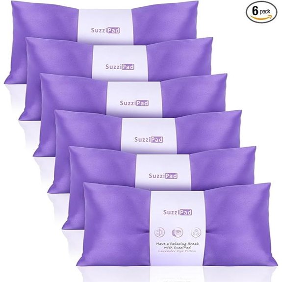 SuzziPad Lavender Eye Pillows (6-Pack)