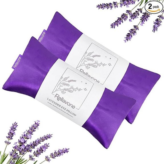 Lavender Eye Pillow Set for Relaxation and Sleep
