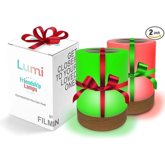 Friendship Lamp Lumi Set of 2 for Long-Distance Connection