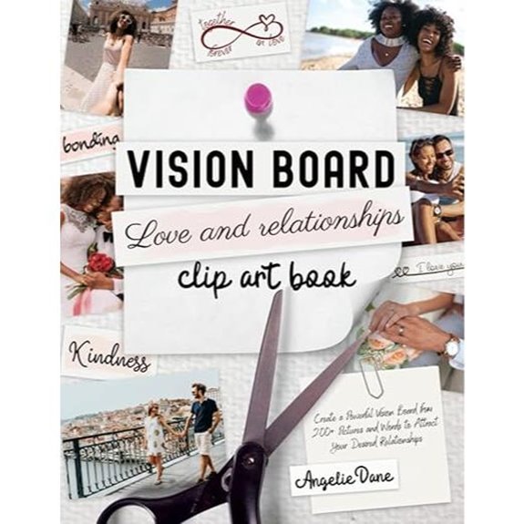 Vision Board LOVE & Relationships Clip Art Book
