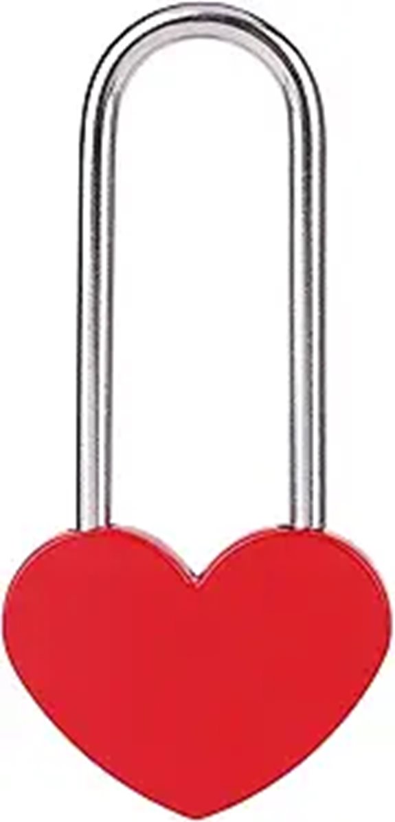 Love Lock Heart Padlock for Lovers and Weddings