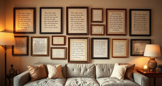 love song lyric wall art