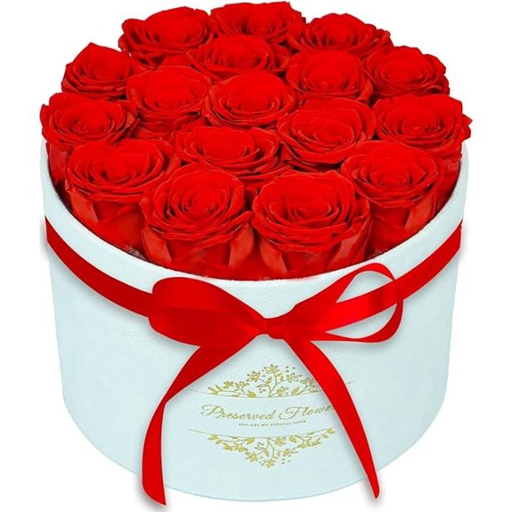 Forever Roses in Luxury Suede Box Gift