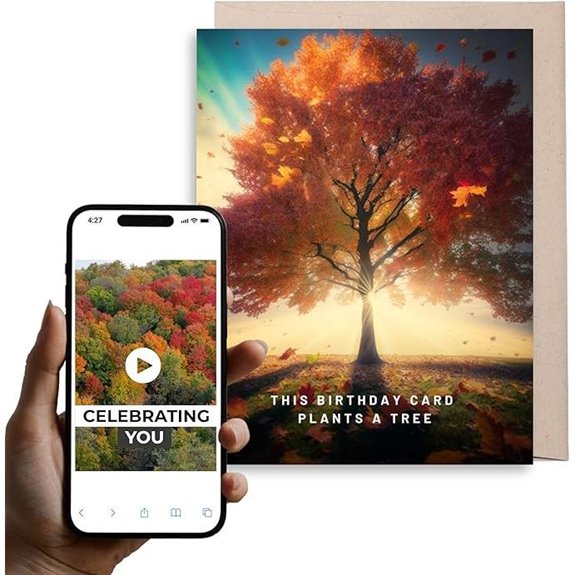 Magic Greetings Tree Planting Birthday Card