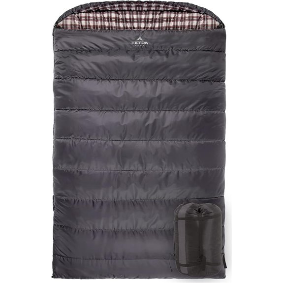 Teton Mammoth Queen Sleeping Bag with Compression Sack