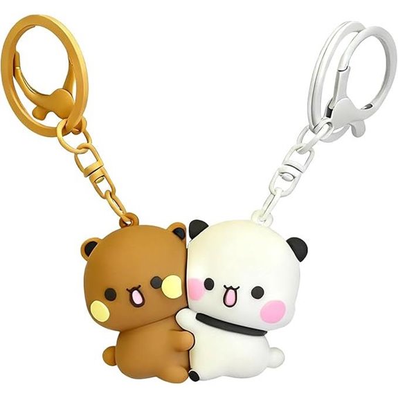 Matching Couples Magnetic Keychains (2 Pack)