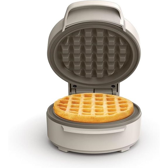 Bella Snack-n-Store Mini Waffle Maker with Nonstick Coating