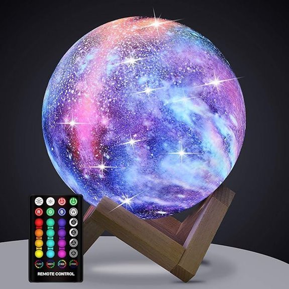 Moon Lamp Night Light with Touch & Remote Control