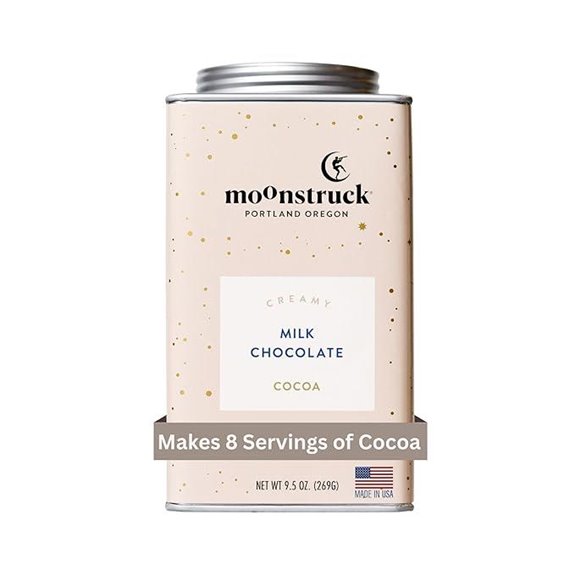 Moonstruck Chocolate Creamy Milk Chocolate Hot Cocoa Mix 9.5oz (Pack of 1)