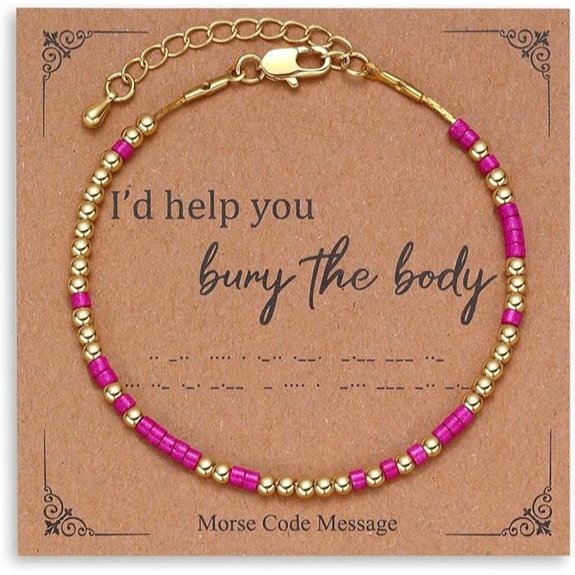Morse Code Bracelet for Couples and Friends