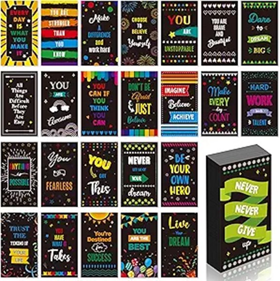 50 PCS Motivational Magnets with Positive Affirmations