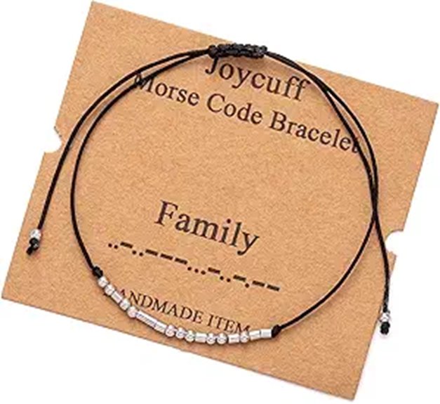 Inspirational Morse Code Bracelets for Women and Men
