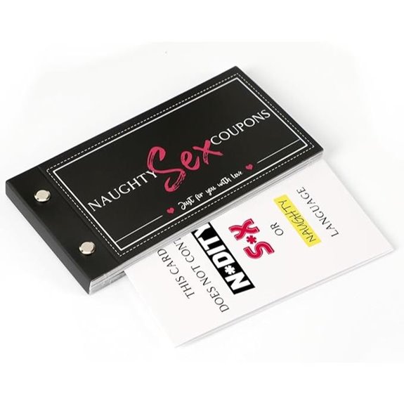 Love Coupons for Him - Naughty & Fillable Gift Set
