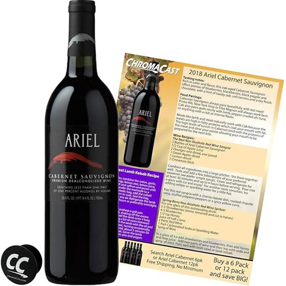 Ariel Non-Alcoholic Red Wine Bundle with Accessories