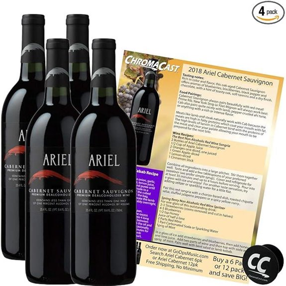 Ariel Non-Alcoholic Red Wine Bundle with Accessories