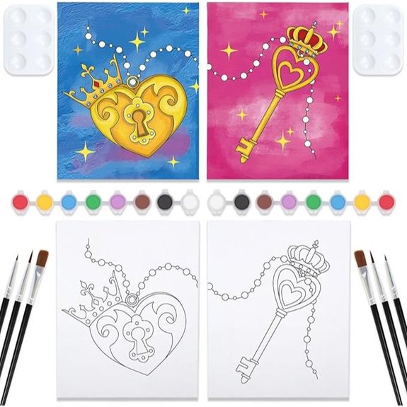Nuberlic Couples Date Night Paint Kit
