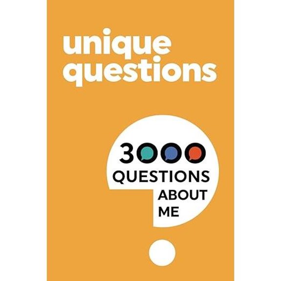 3000 Unique Questions About Me