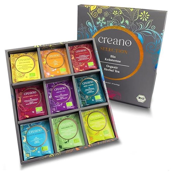 Creano Organic Herbal Tea Sampler Gift Set